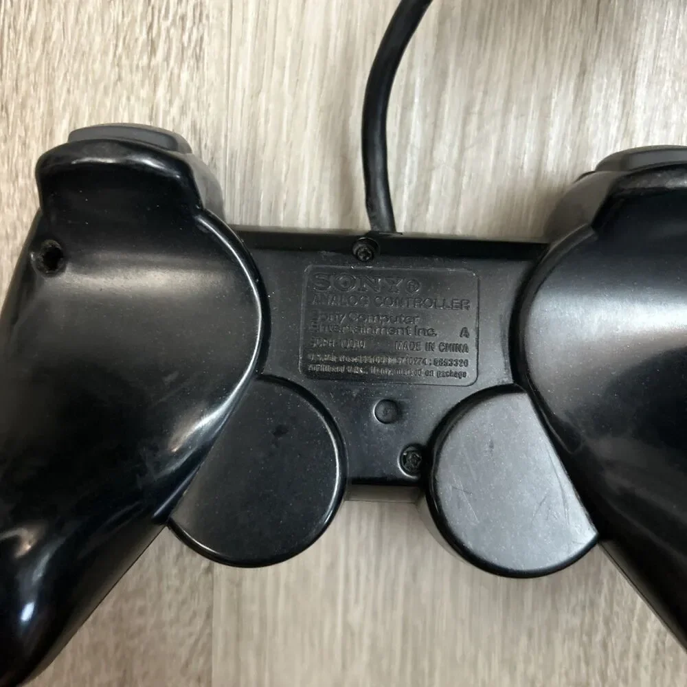 Sony PlayStation 2 DualShock 2 Controller Wired SCPH-10010 Black OEM Tested READ